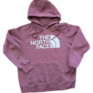 The North Face Hoodie Womens Medium Sumac Pullover Sweatshirt Logo Outdoor